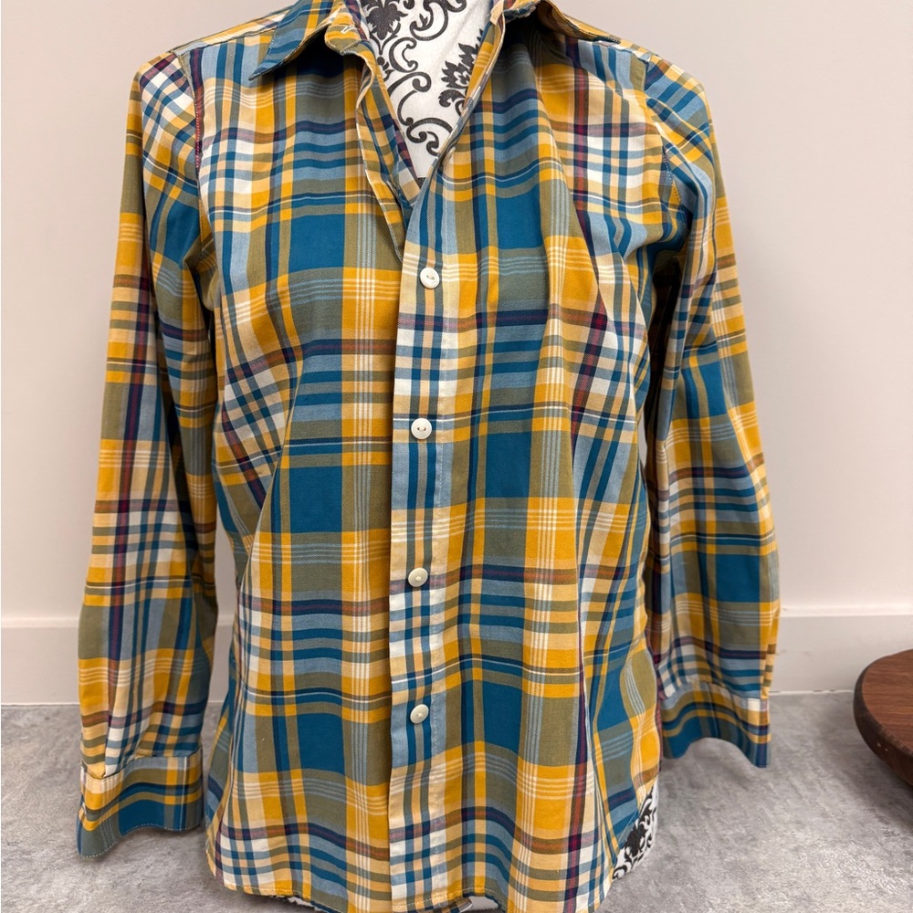 Foxcroft Plaid Shirt Sz 6p